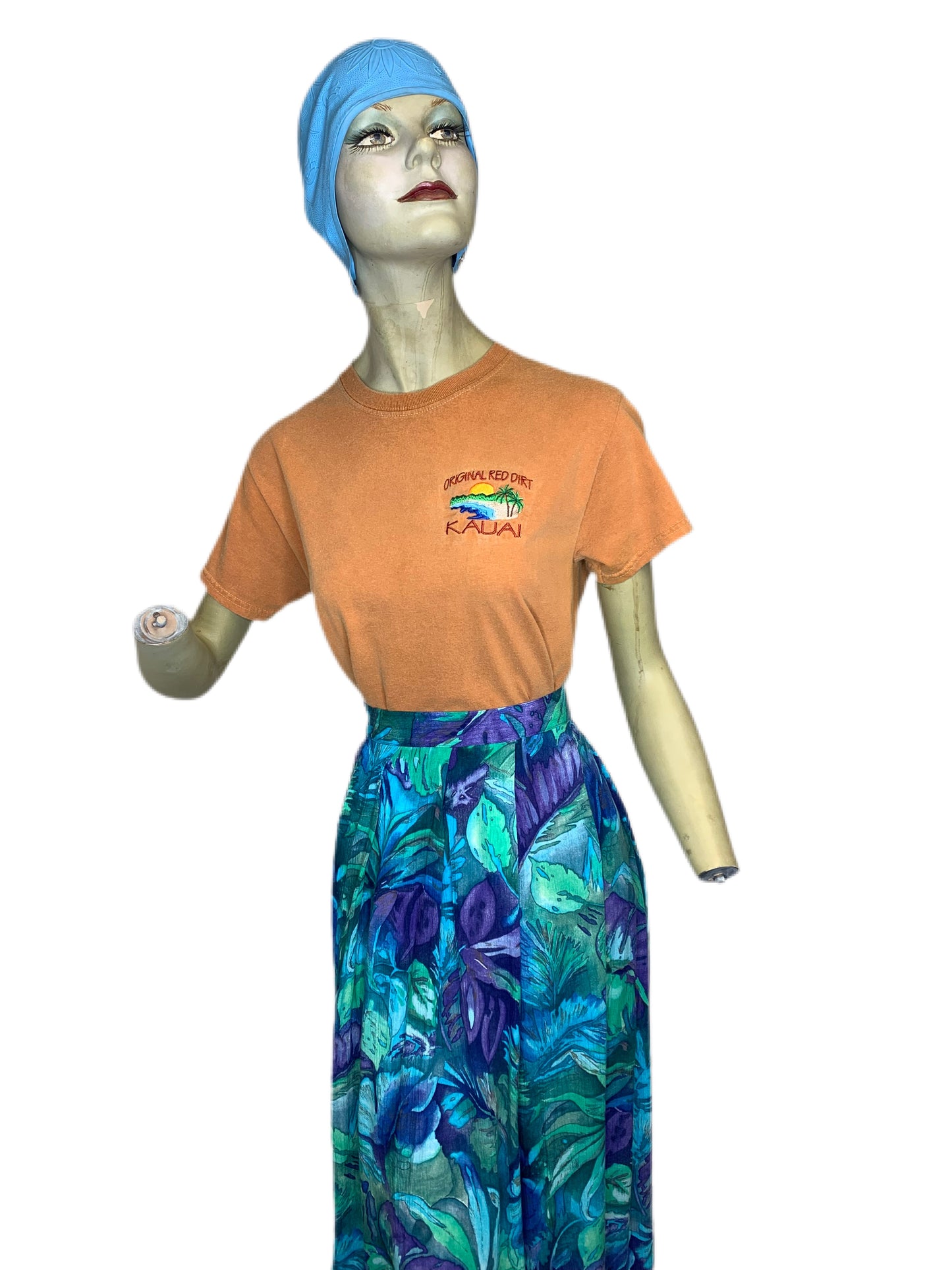 Hawaiian Summer Crepe Skirt