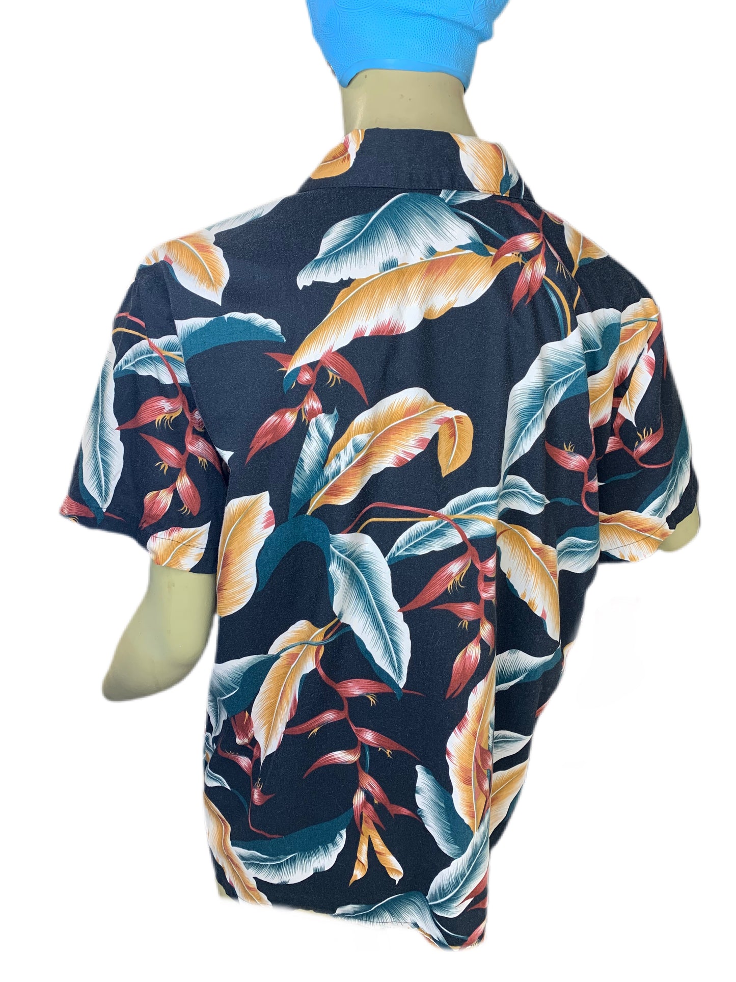 Black Hawaiian Summer Nights Shirt