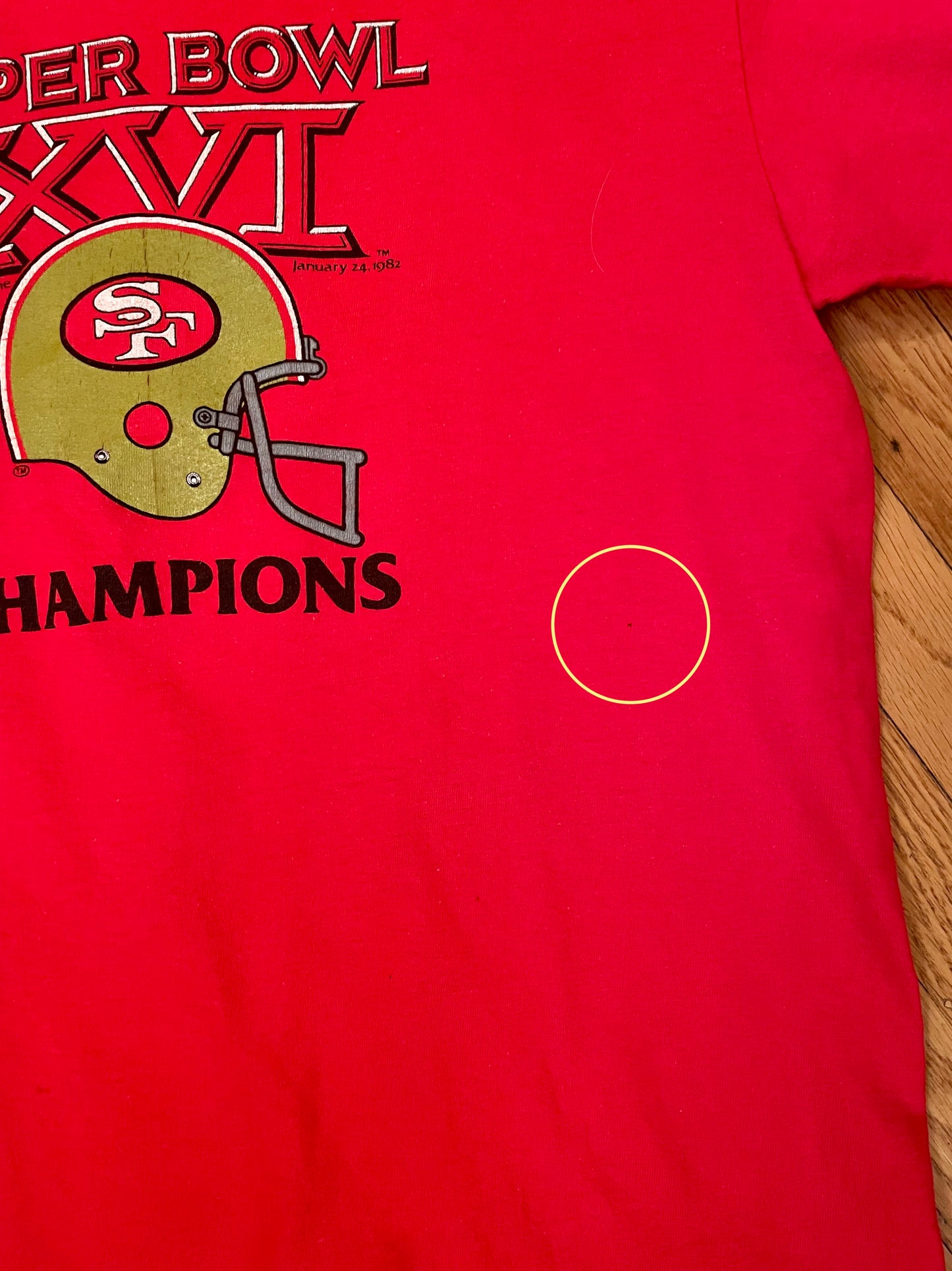 Vintage 1982 49ers Super Bowl Shirt