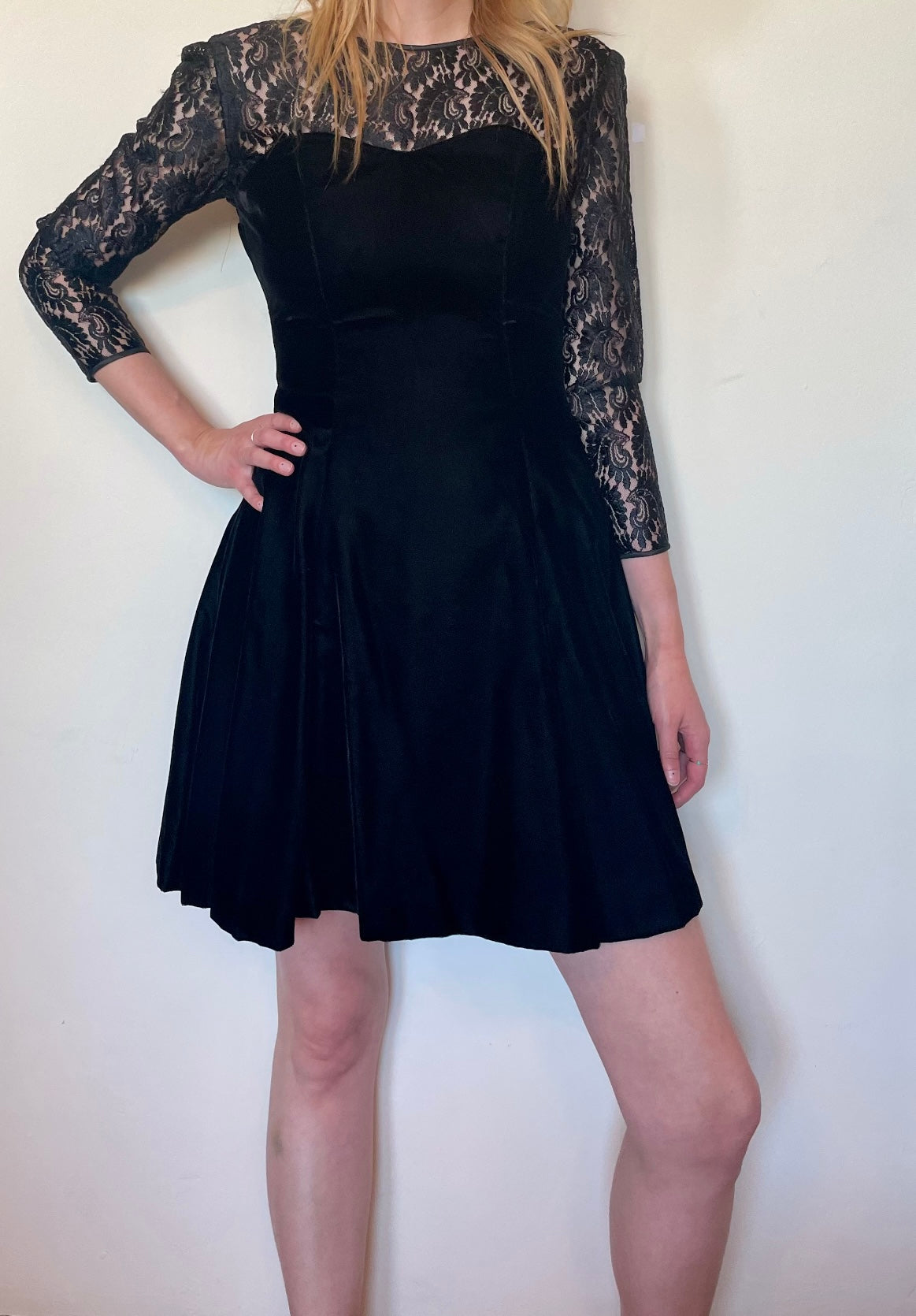 1990's Velvet Mini Dress