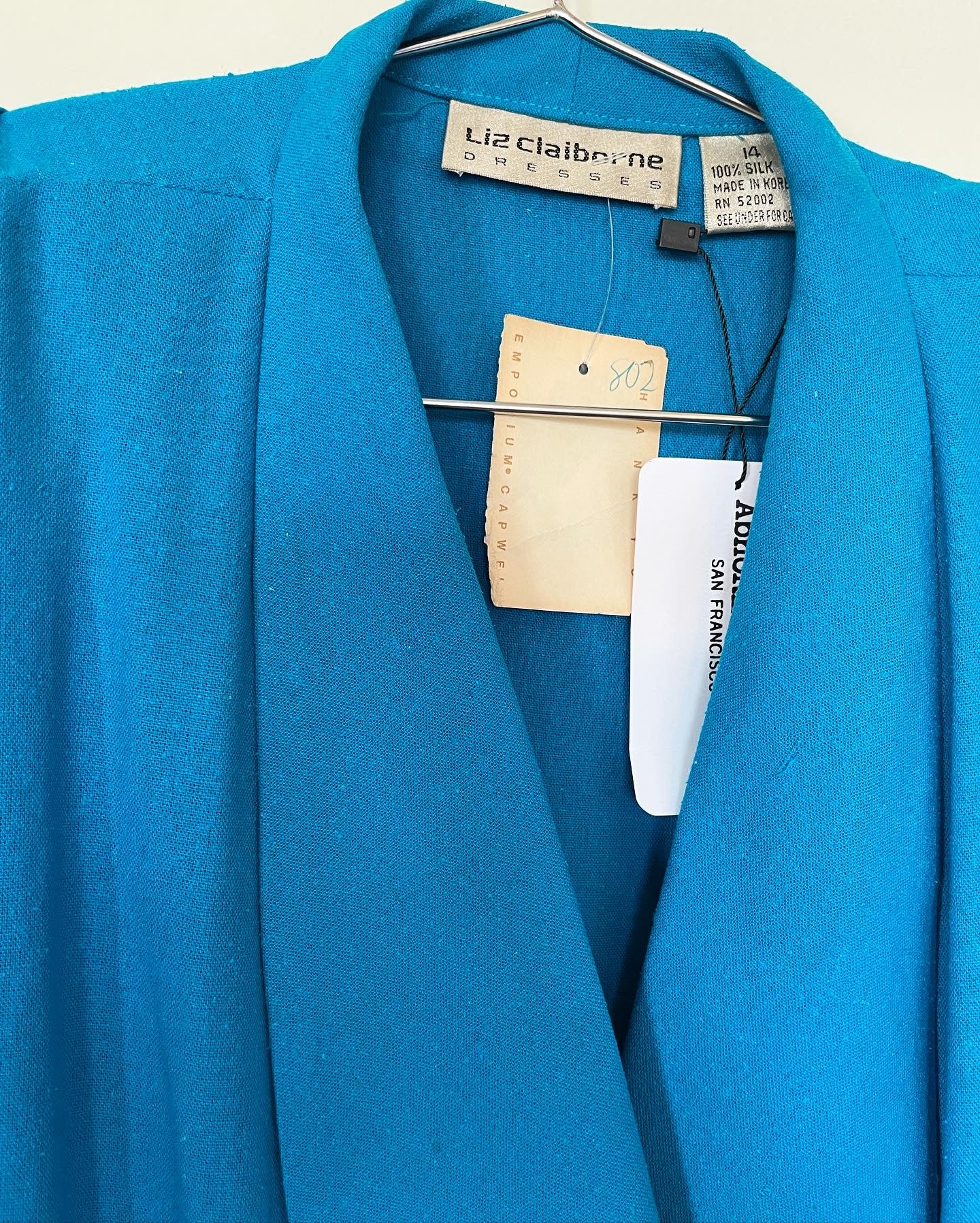 1987 Dead Stock Liz Claiborne Silk Dress