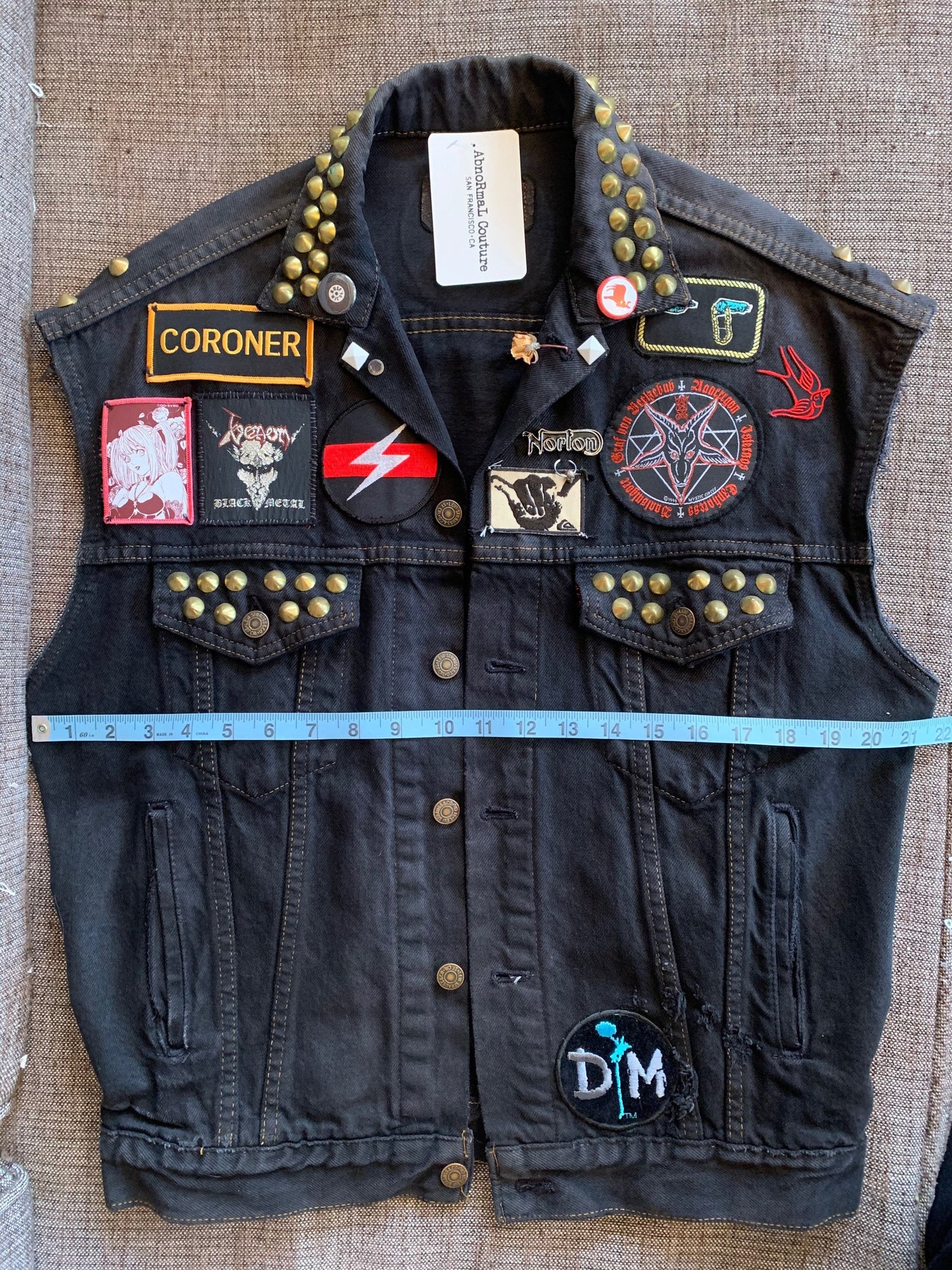 Punk Studded Battle Vest