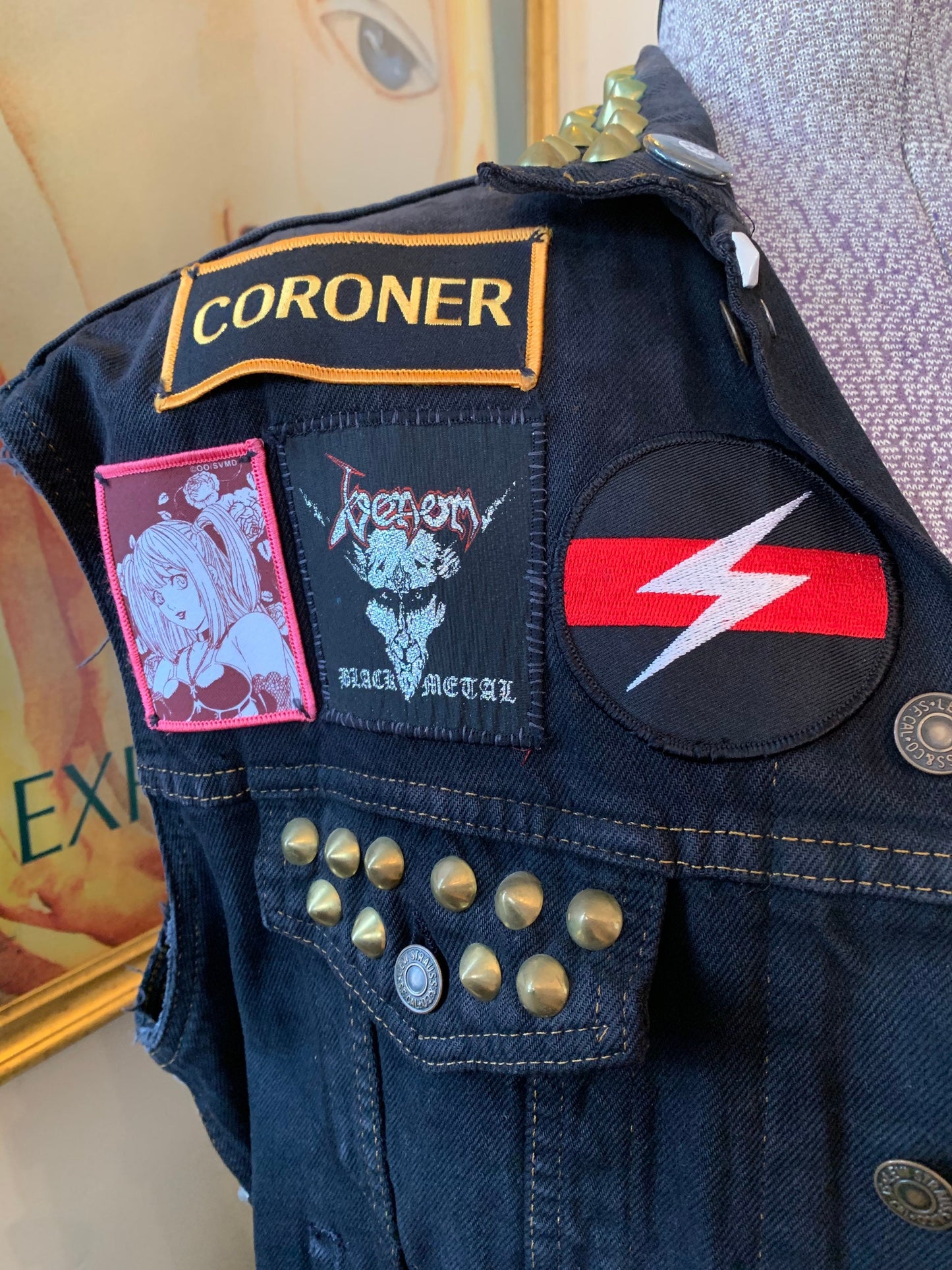 Punk Studded Battle Vest