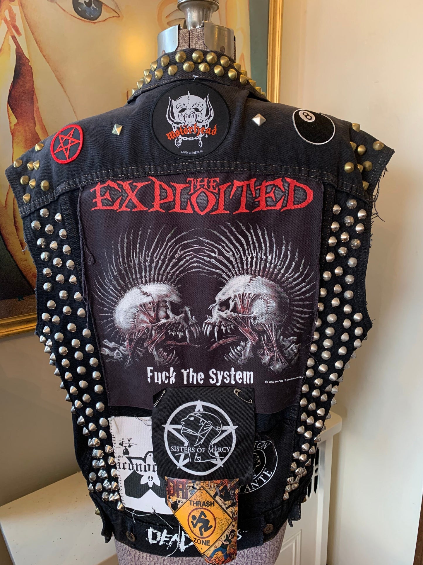 Punk Studded Battle Vest