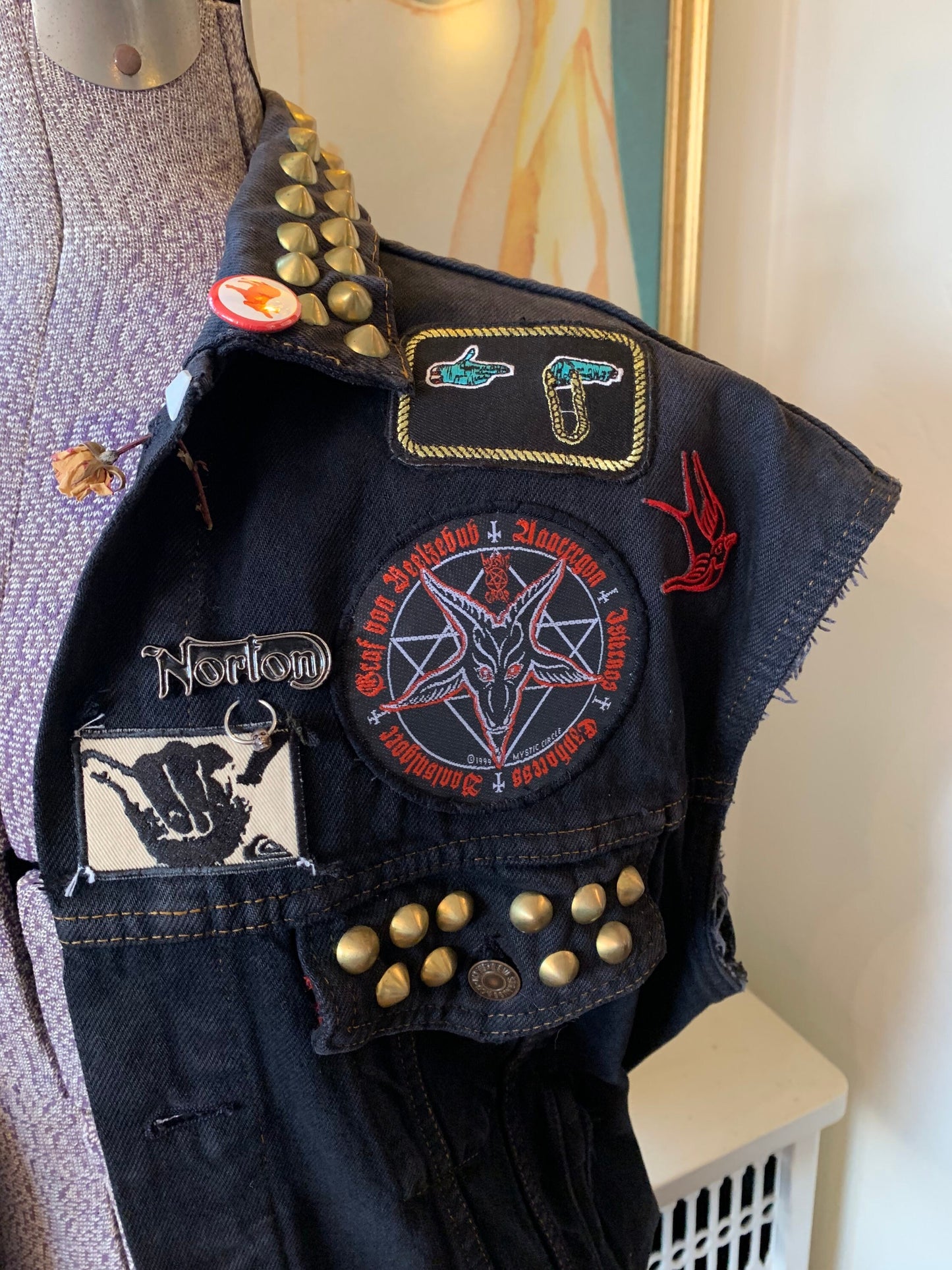 Punk Studded Battle Vest