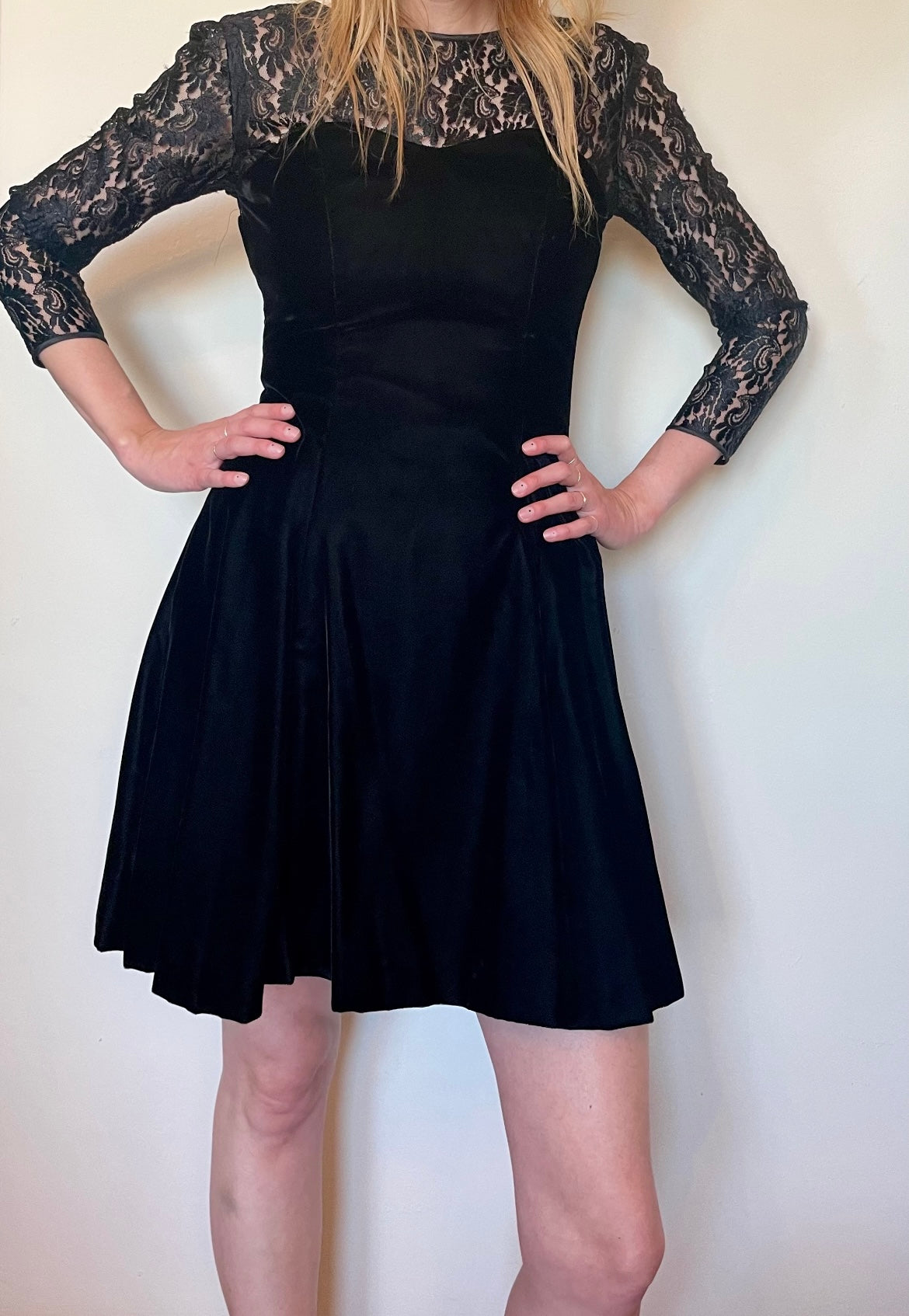 1990's Velvet Mini Dress